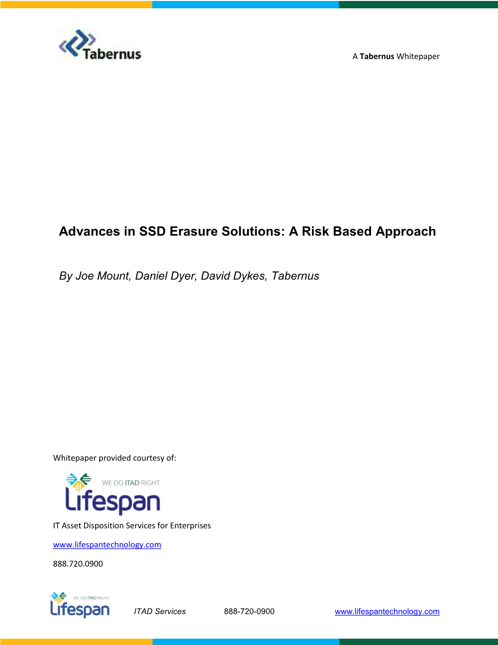 Advances in SSD Erasure Solutions: a Risk Based Approach