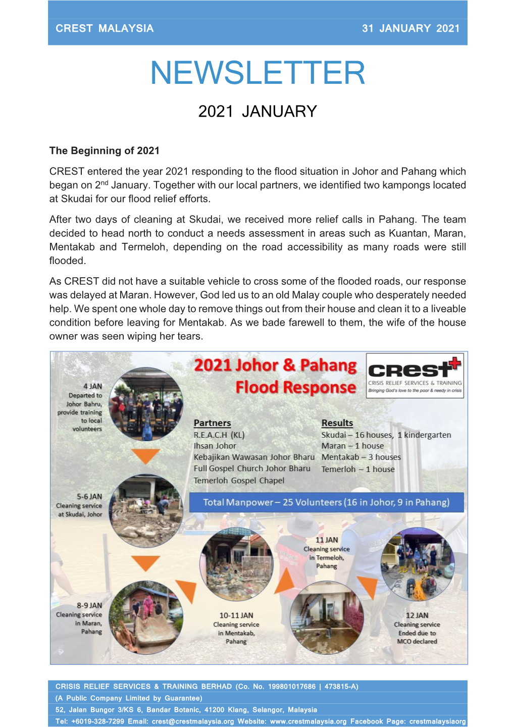 Newsletter 2021 January