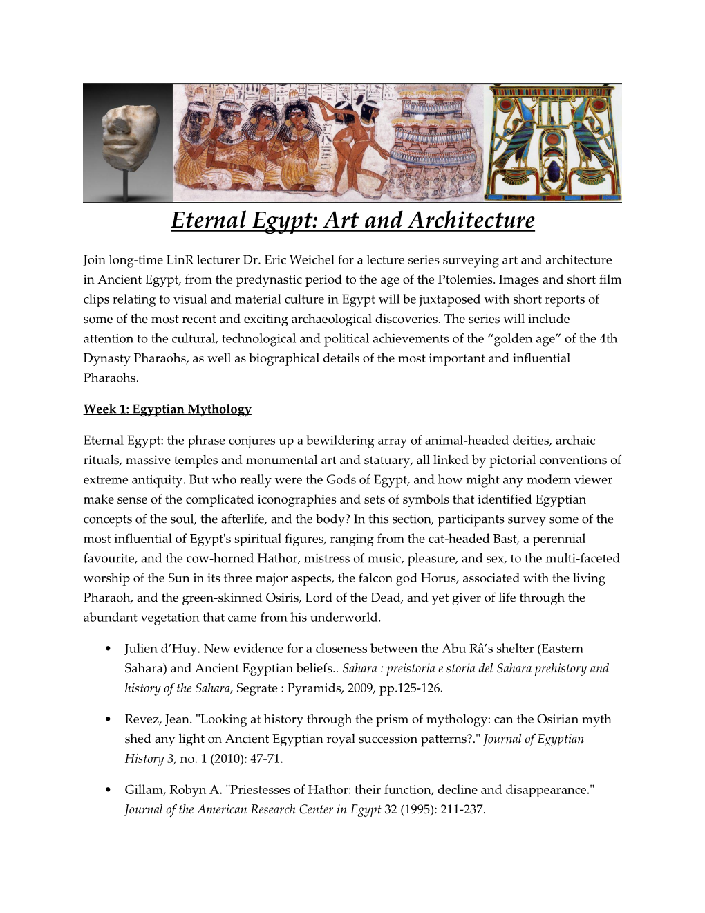 Eternal Egypt: Art and Architecture