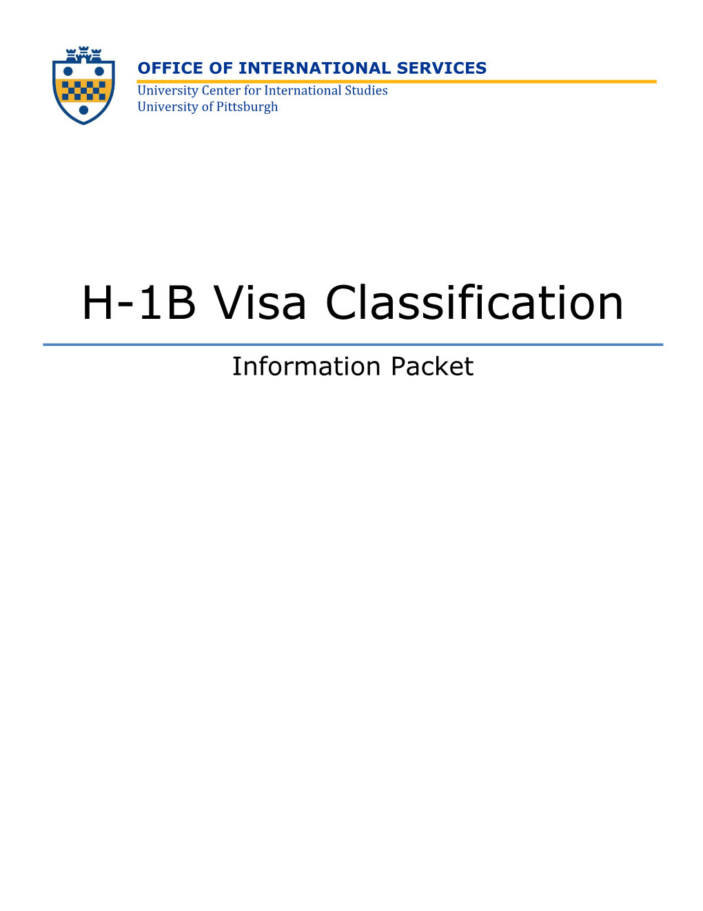 H-1B Visa Classification