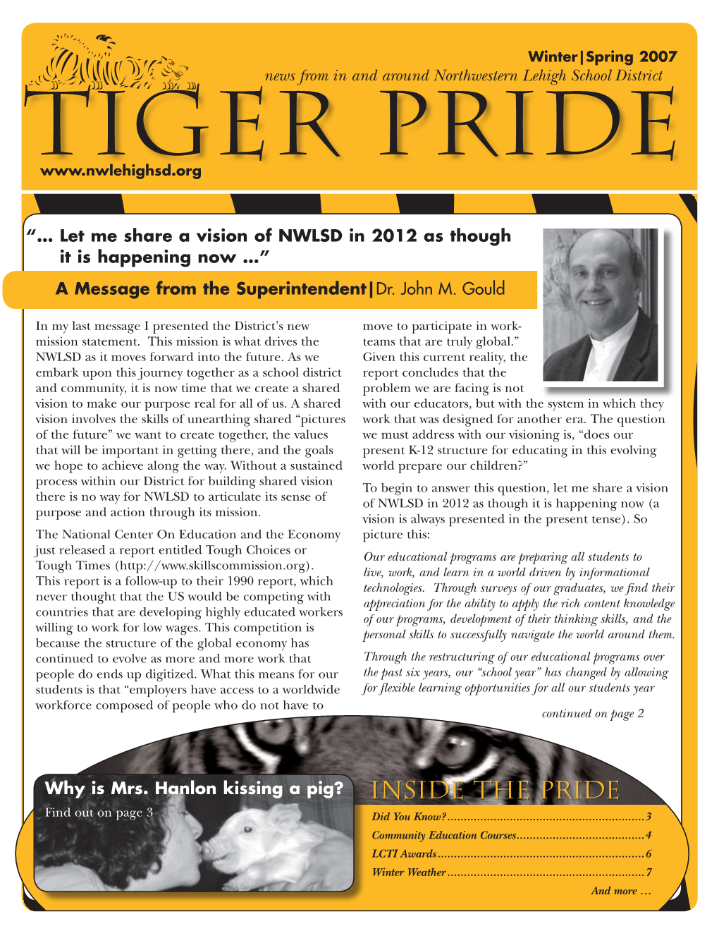 Inside the Pride Find out on Page 3 Did You Know?