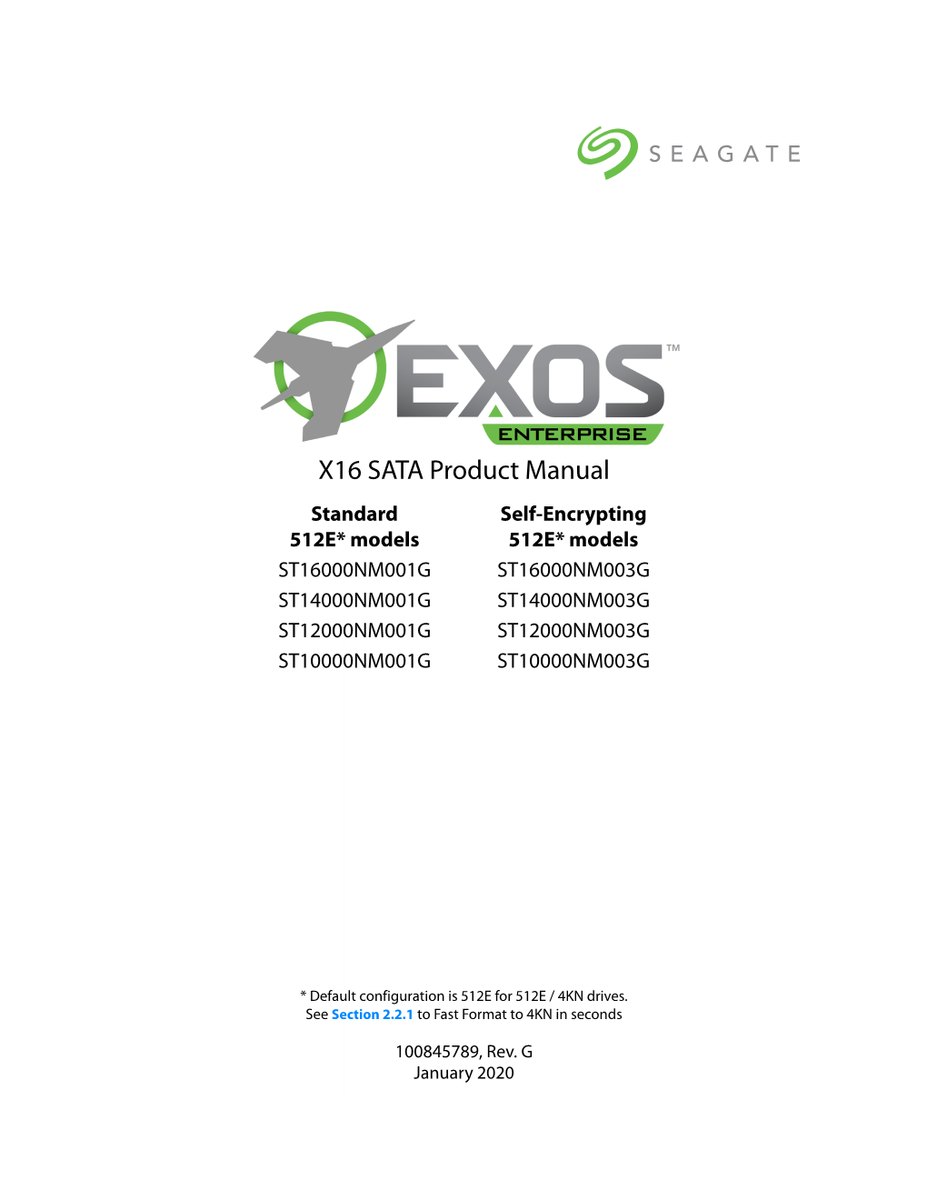 X16 SATA Product Manual