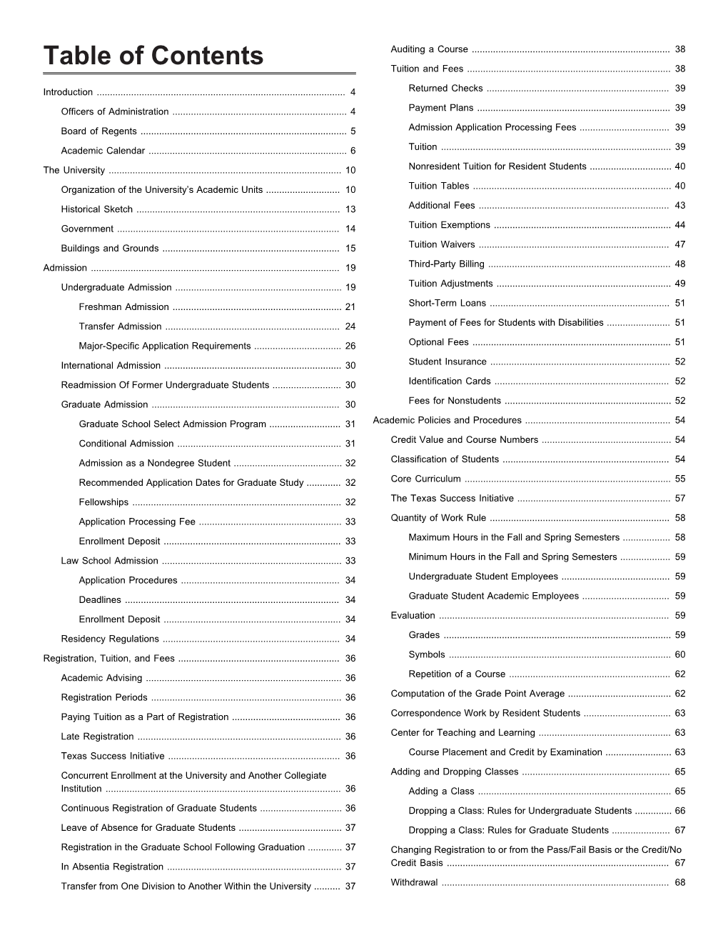 General Information 2015-2016 Introduction 5 Academic Calendar Long Session 2015-2016