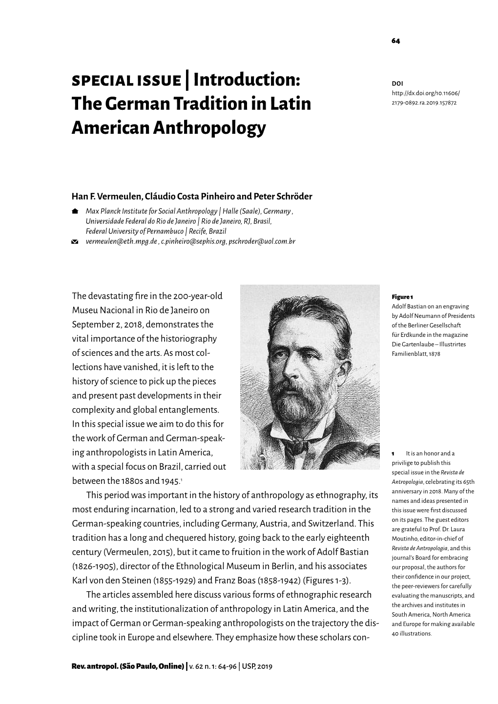The German Tradition in Latin American Anthropology