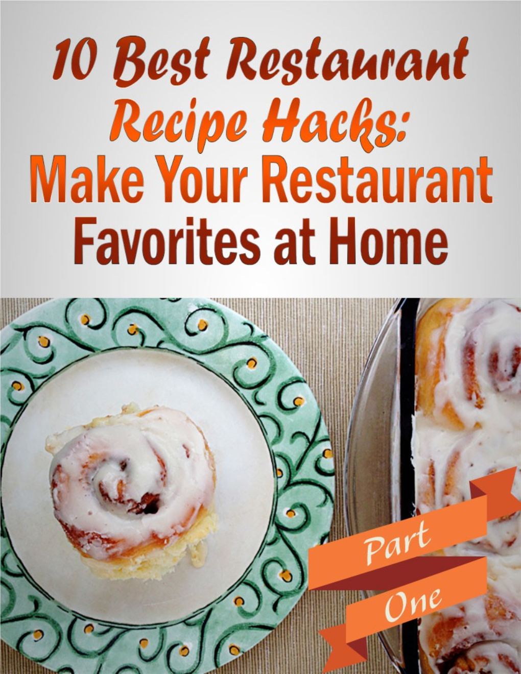 Copycat Recipe Cookbook Number