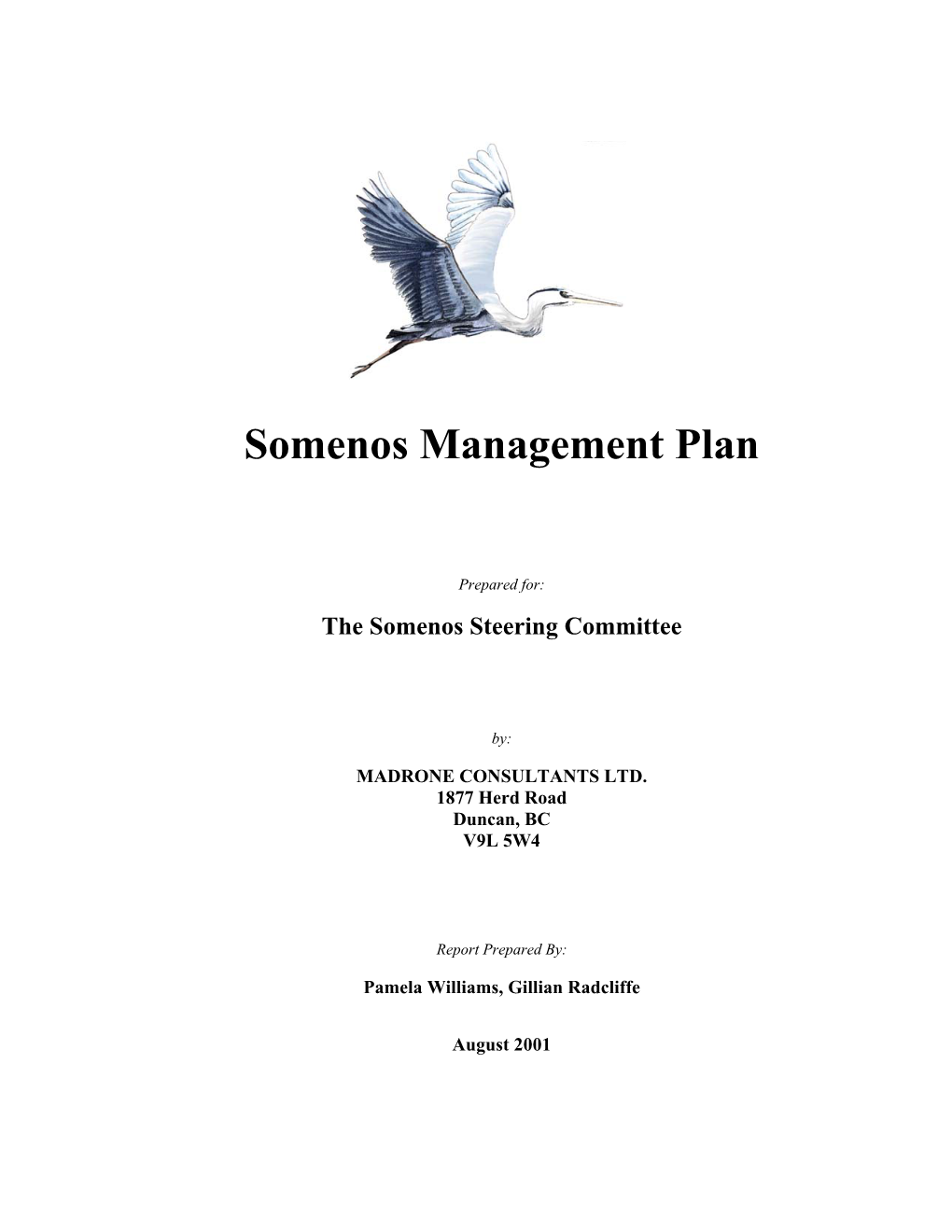Somenos Management Plan