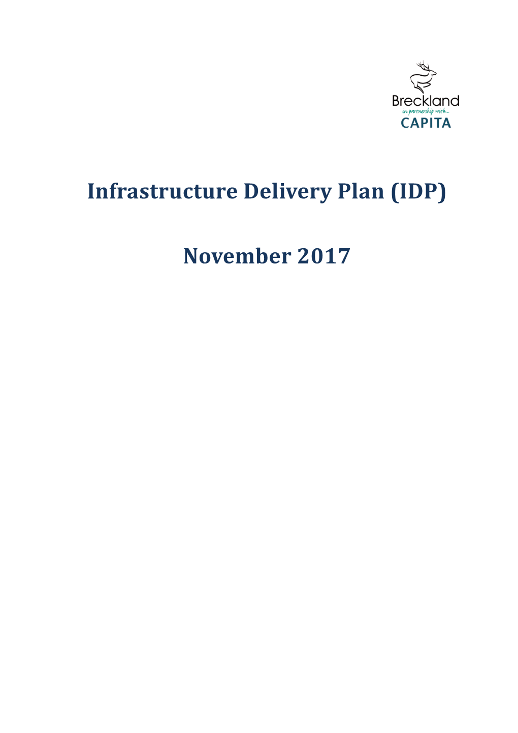 Infrastructure Delivery Plan (IDP)