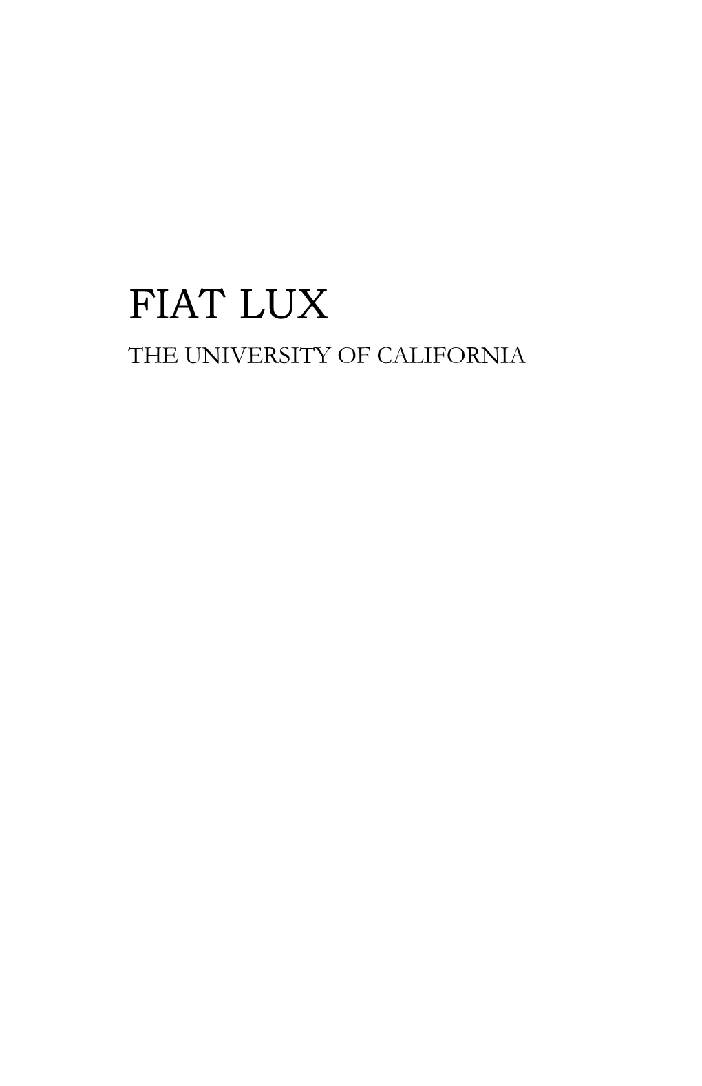 Fiat Lux Remix