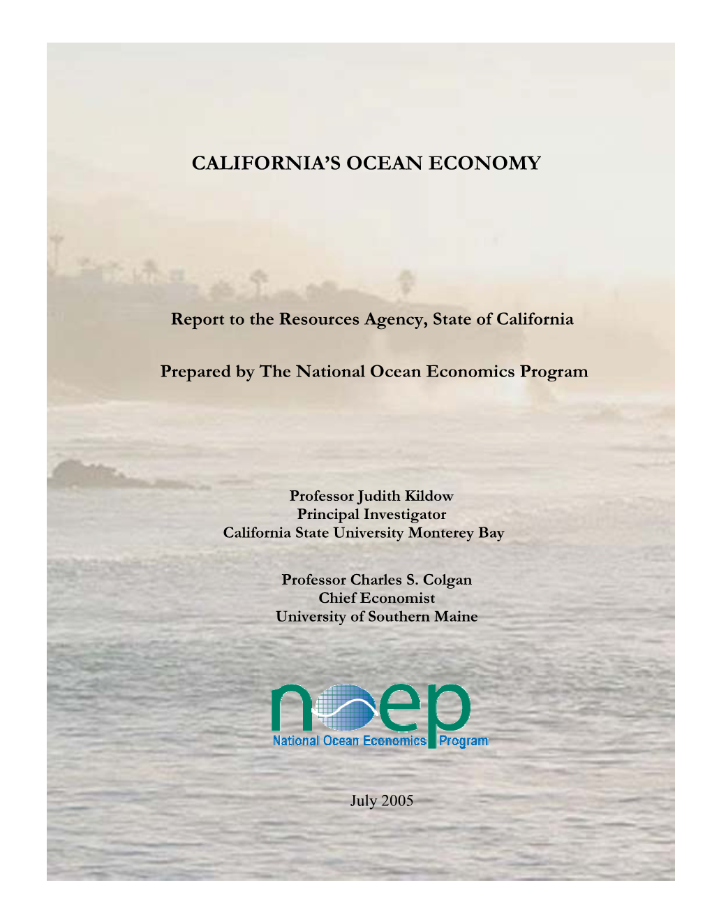 California's Ocean Economy
