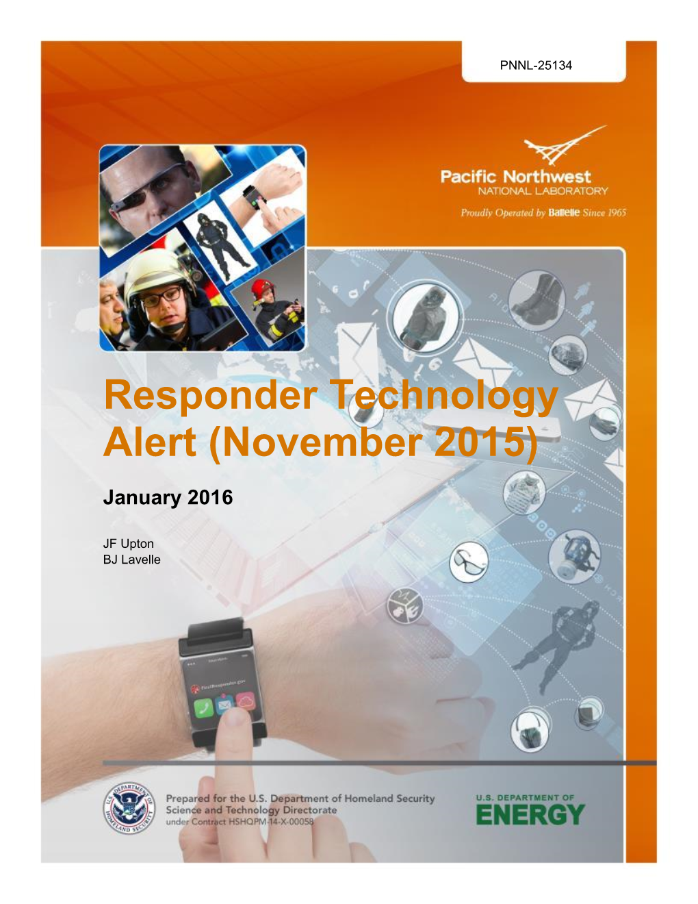 Responder Technology Alert (November 2015)