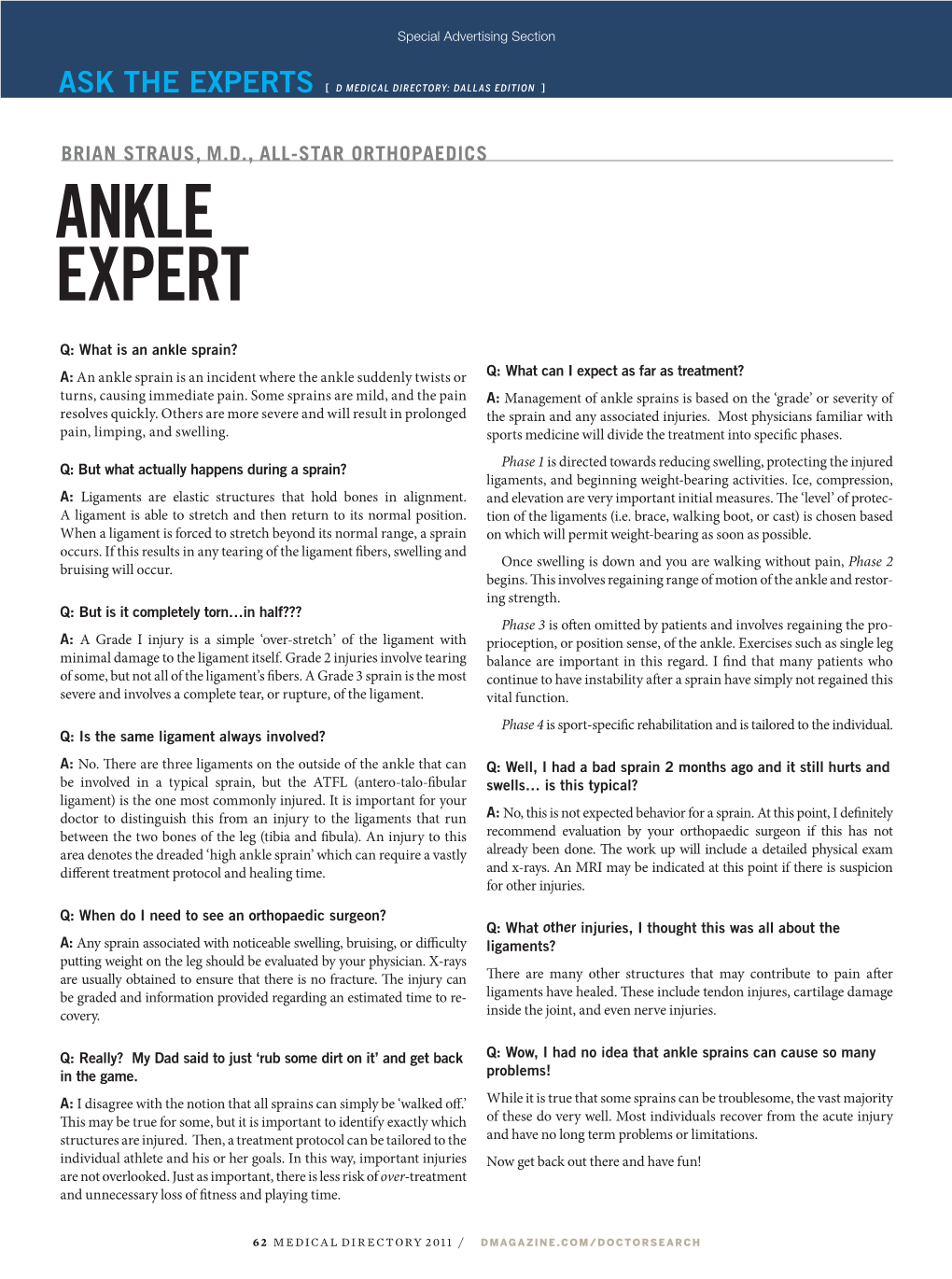 ANKLE Expert