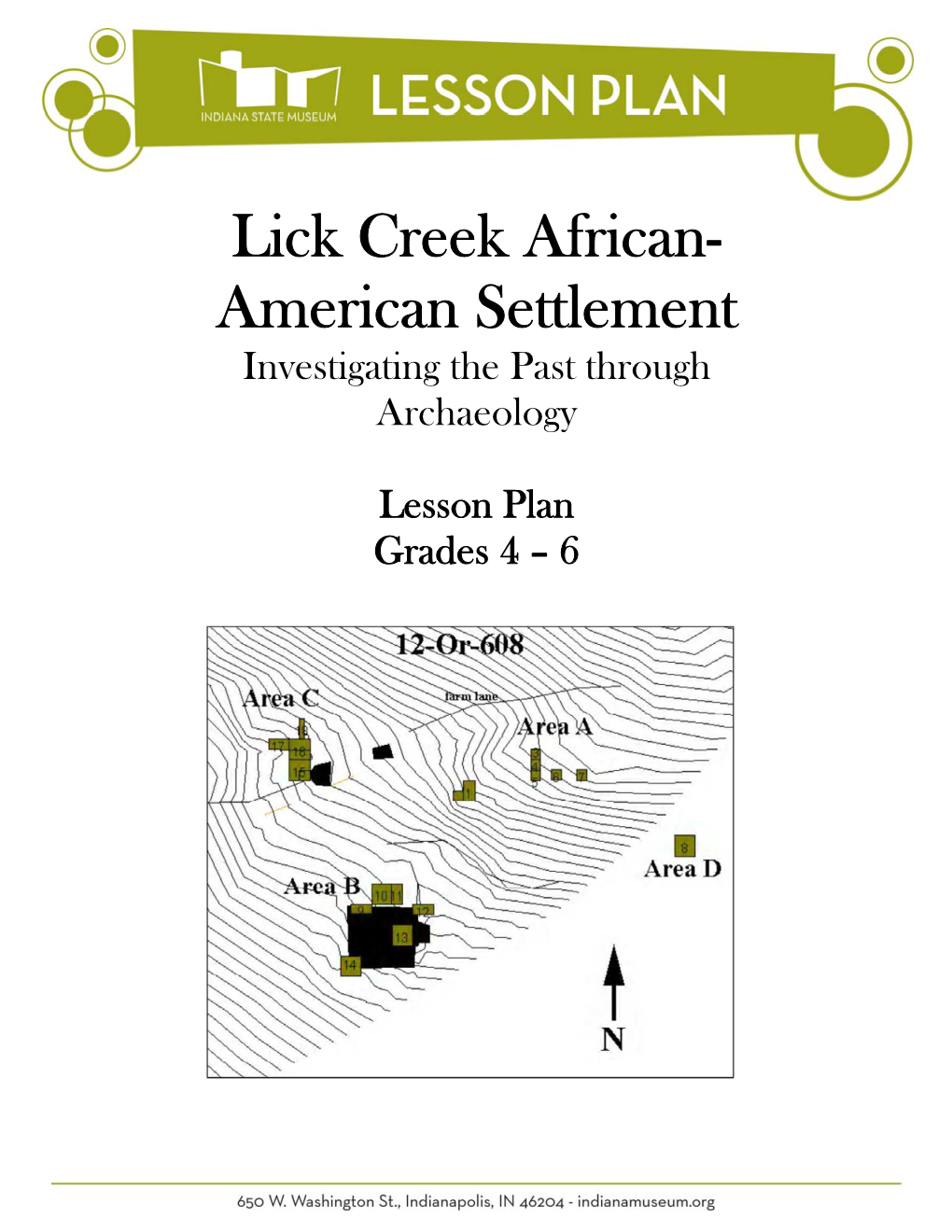 Lick Creek African-American Settlement Lesson Plans