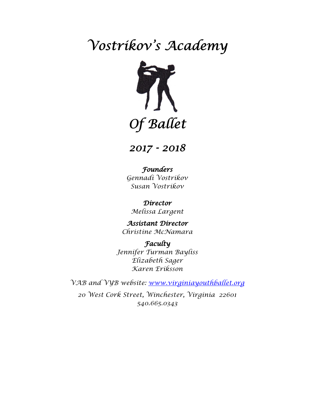 Vostrikov's Academy of Ballet 2017