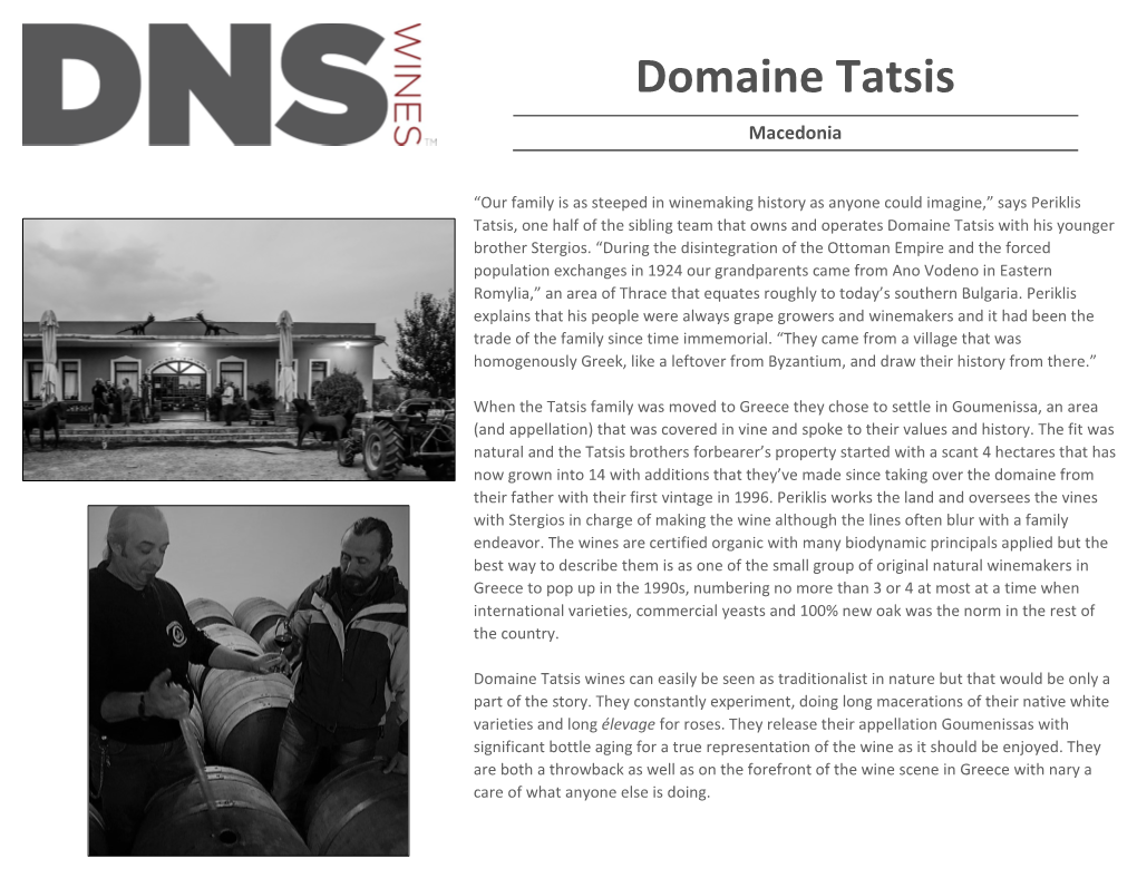 Domaine Tatsis