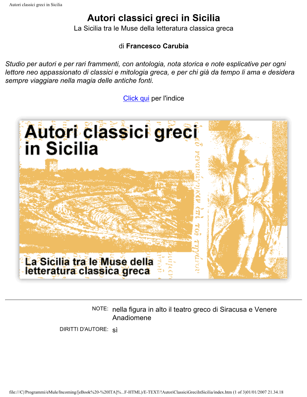 Autori Classici Greci in Sicilia Autori Classici Greci in Sicilia La Sicilia Tra Le Muse Della Letteratura Classica Greca