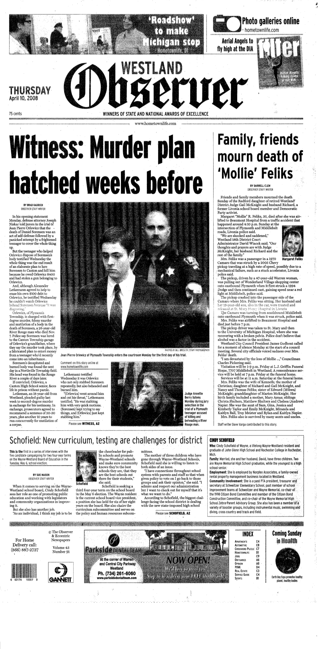 April 10,2008 A2 (W) LOCAL NEWS