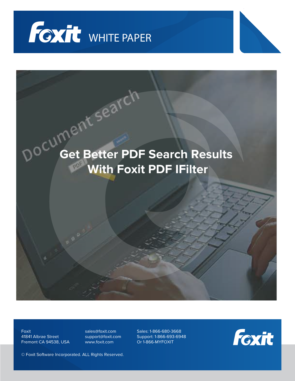 Get Better Search Results with Foxit PDF Ifilter