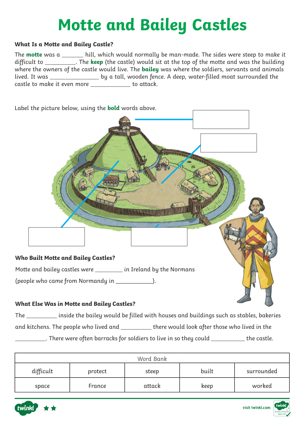 Motte and Bailey Castles