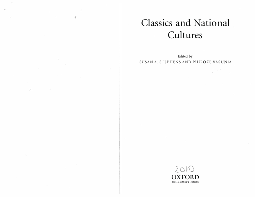 Unbuilding the Acropolis in Greek Literature 182 Vassilis Lambropoulos 10