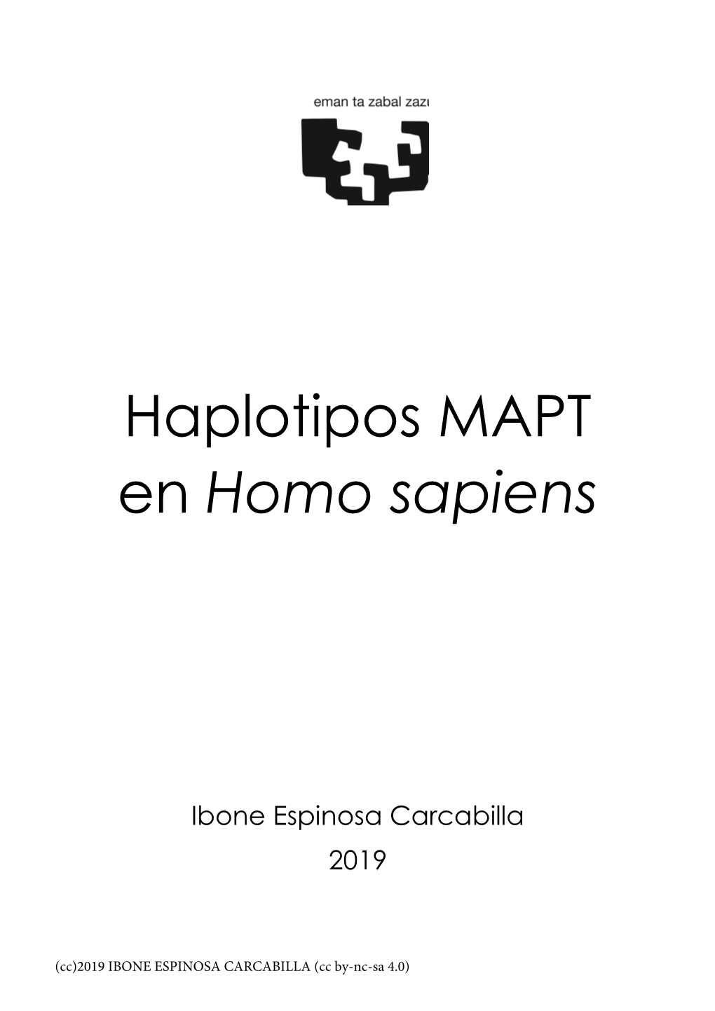 Haplotipos MAPT En Homo Sapiens
