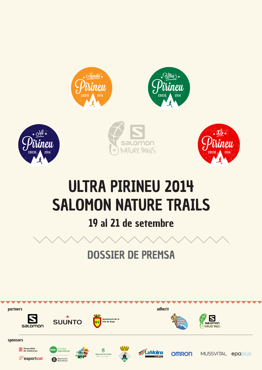 ULTRA PIRINEU 2014 SALOMON NATURE TRAILS 19 Al 21 De Setembre