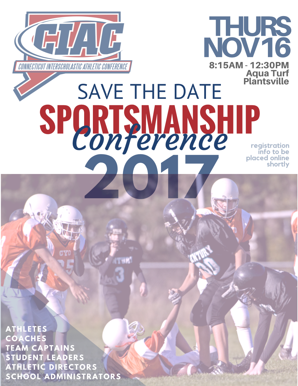 Sportsmanship Conference Save the Date