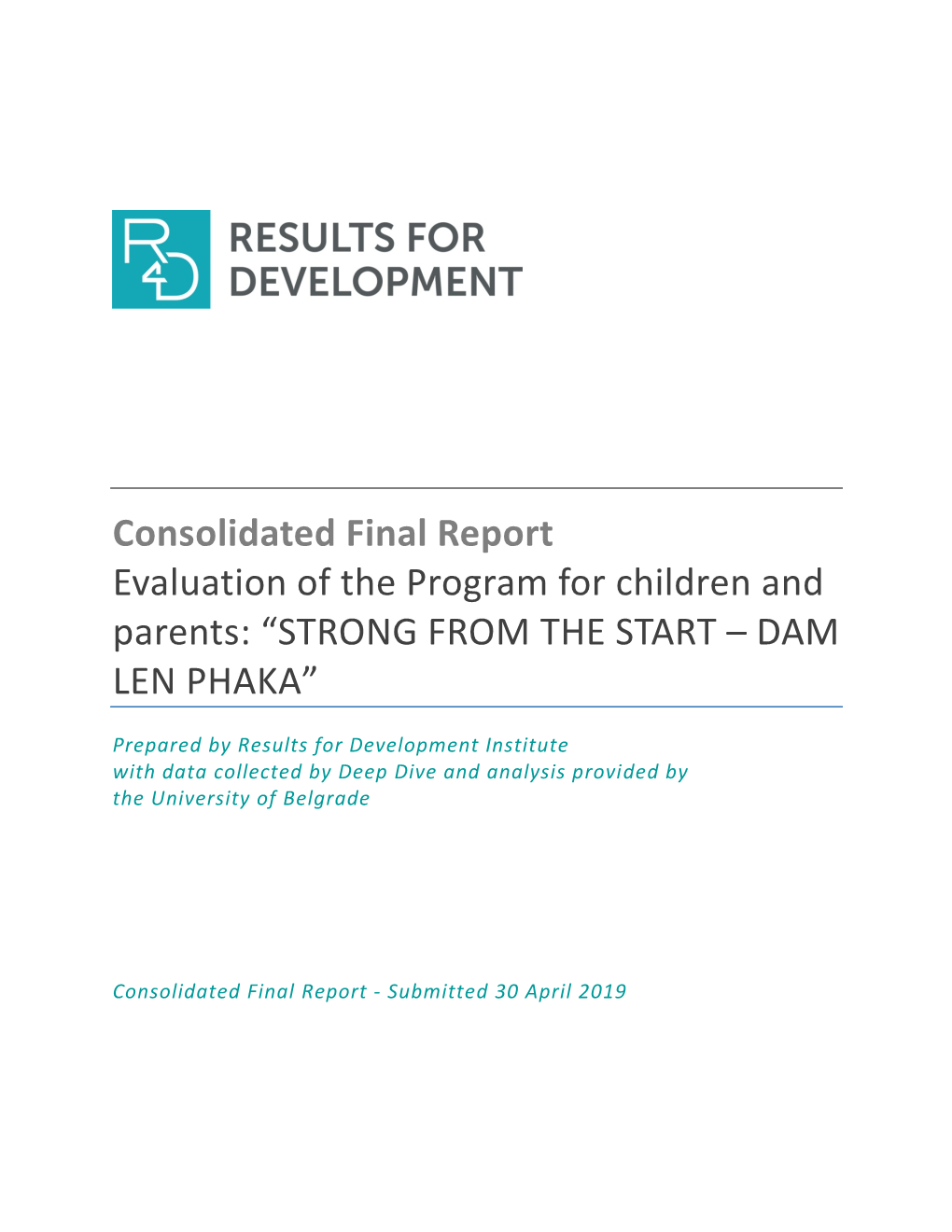 OSF Roma Serbia Consolidated Final Report Revised 26 May 2019