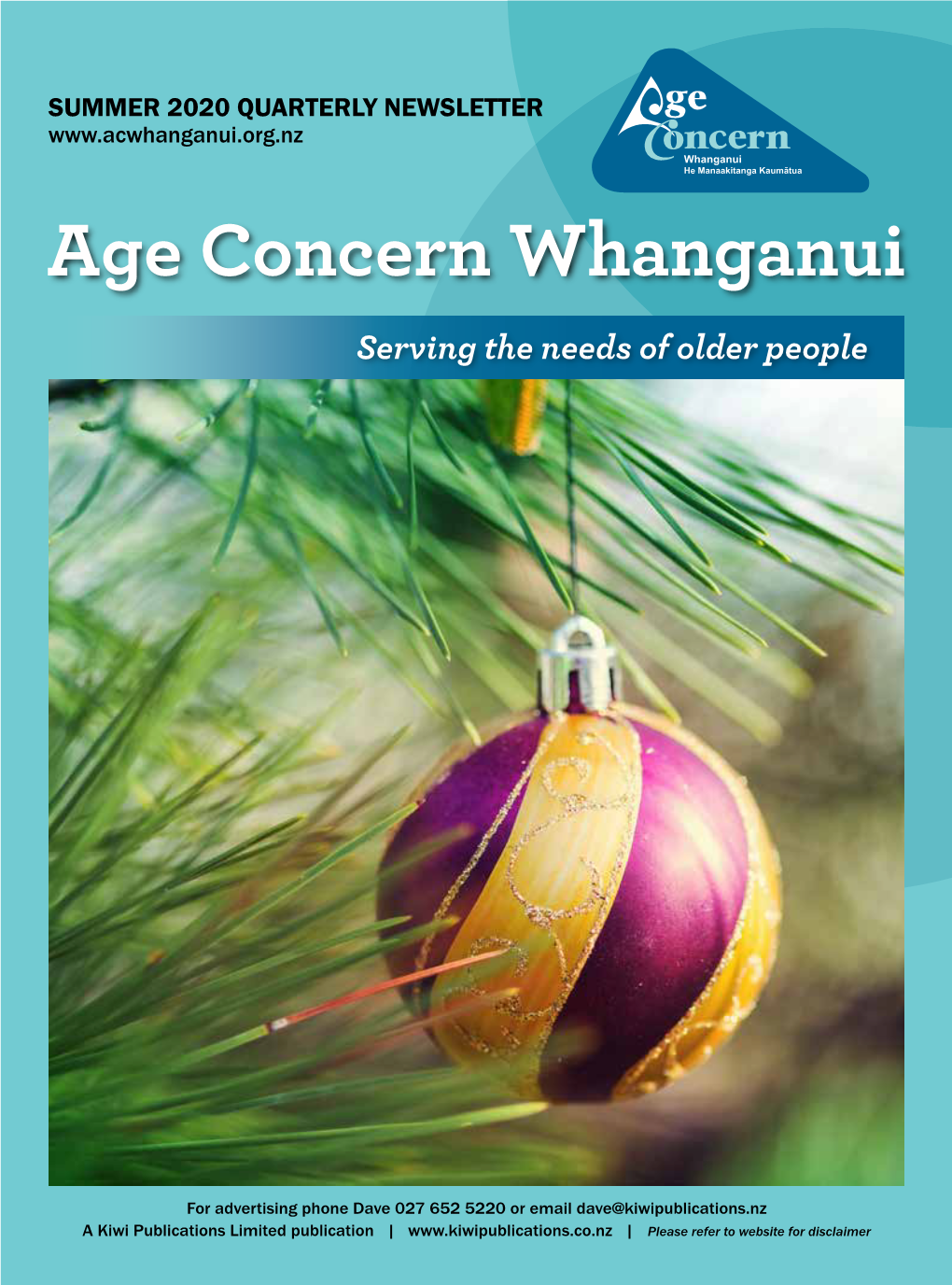 Age Concern Whanganui Issue 4 2020 Summer