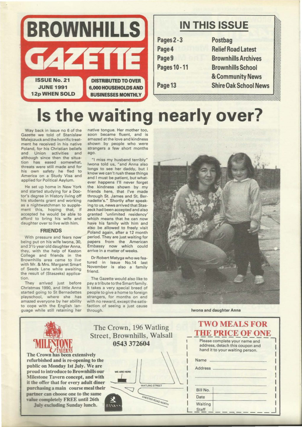 Brownhills Gazette Issue 21 June 1991