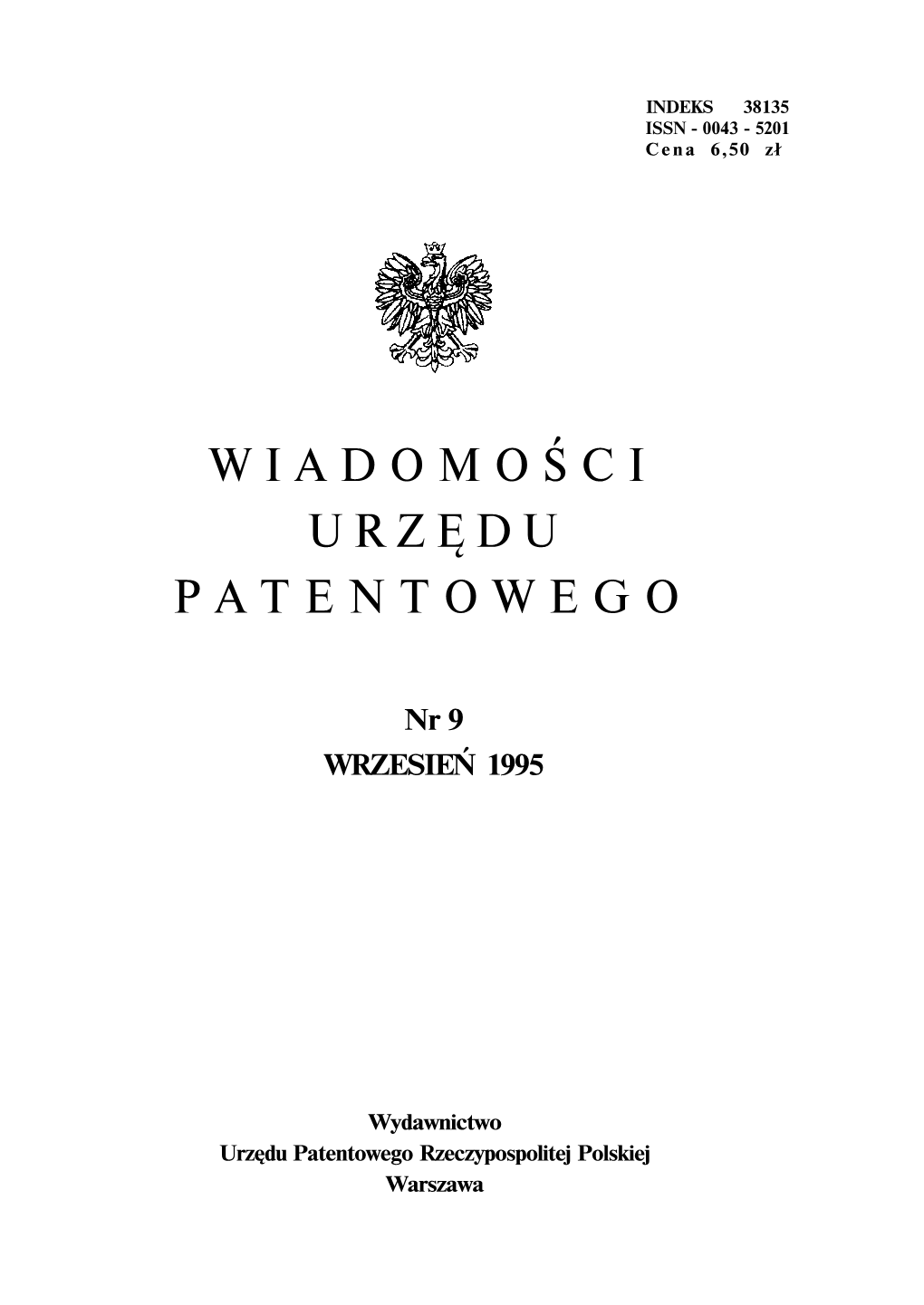 Wiadomości Urzędu Patentowego