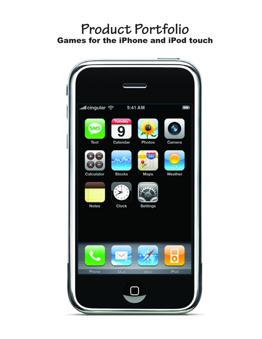 Portfolio Games for the Iphone and Ipod Touch Arcade Bowling by David Crane