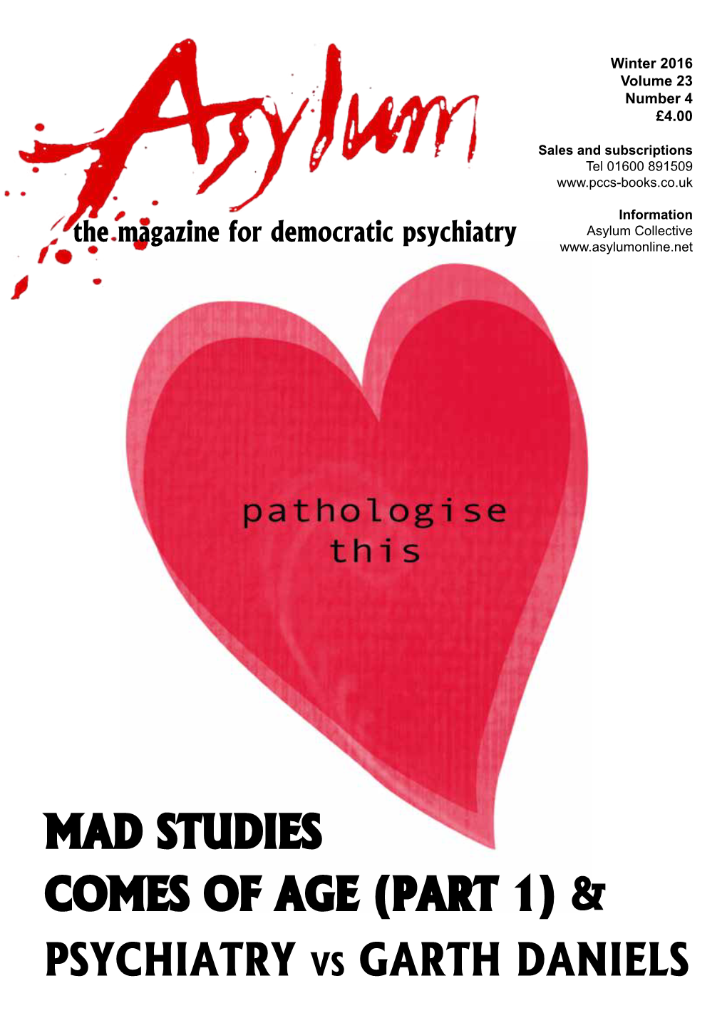 Mad Studies Comes of Age (Part 1)