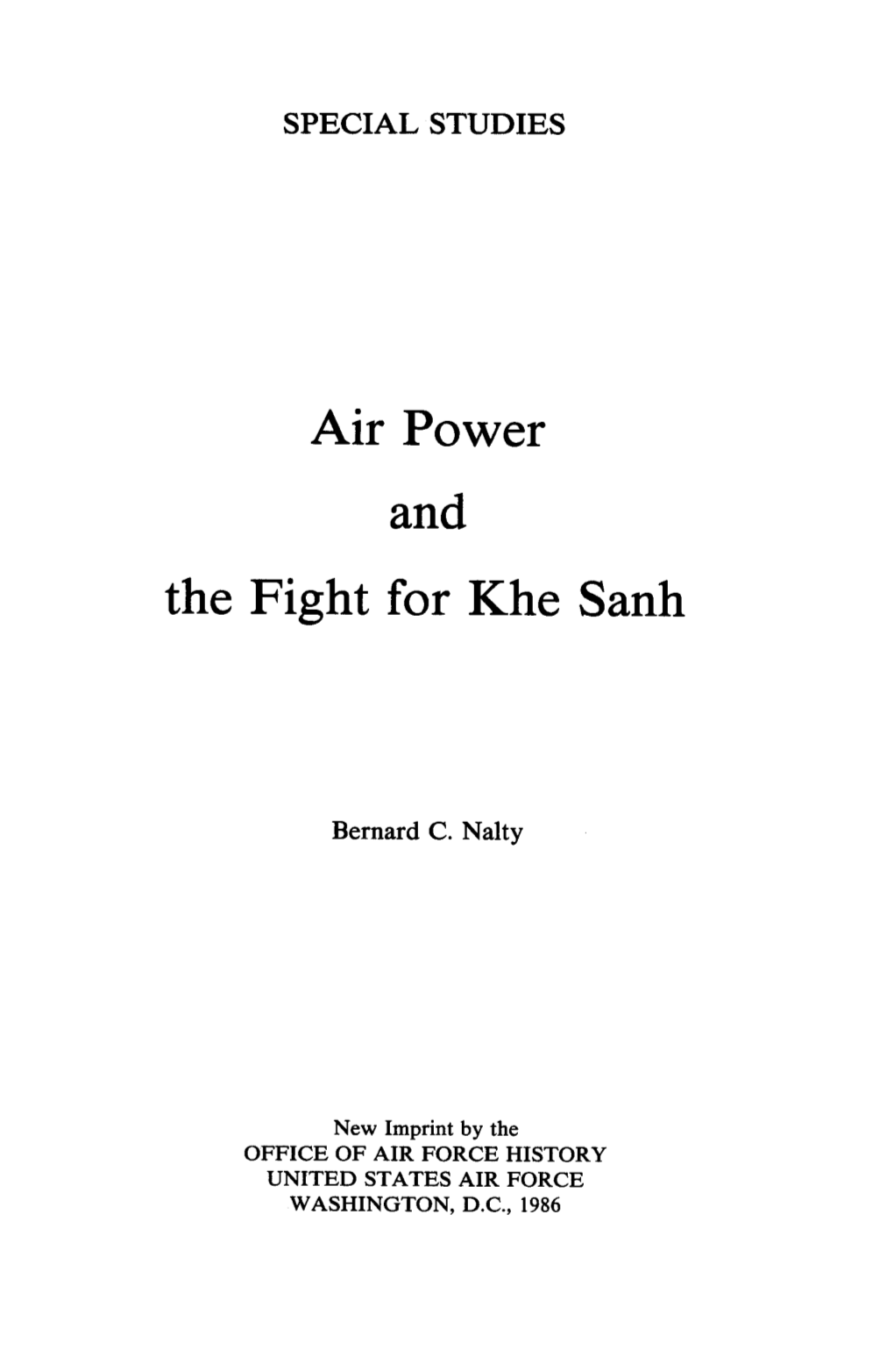 Air Power & the Fight for Khe Sanh