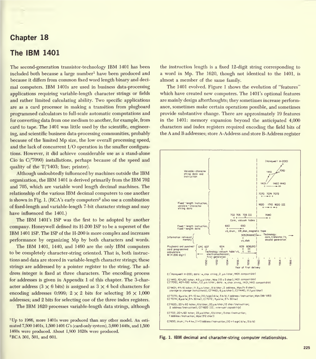 The IBM 1401