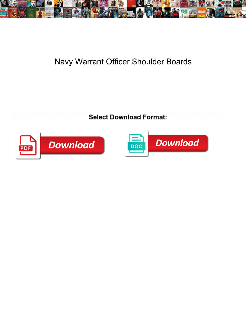 Navy Warrant Officer Shoulder Boards