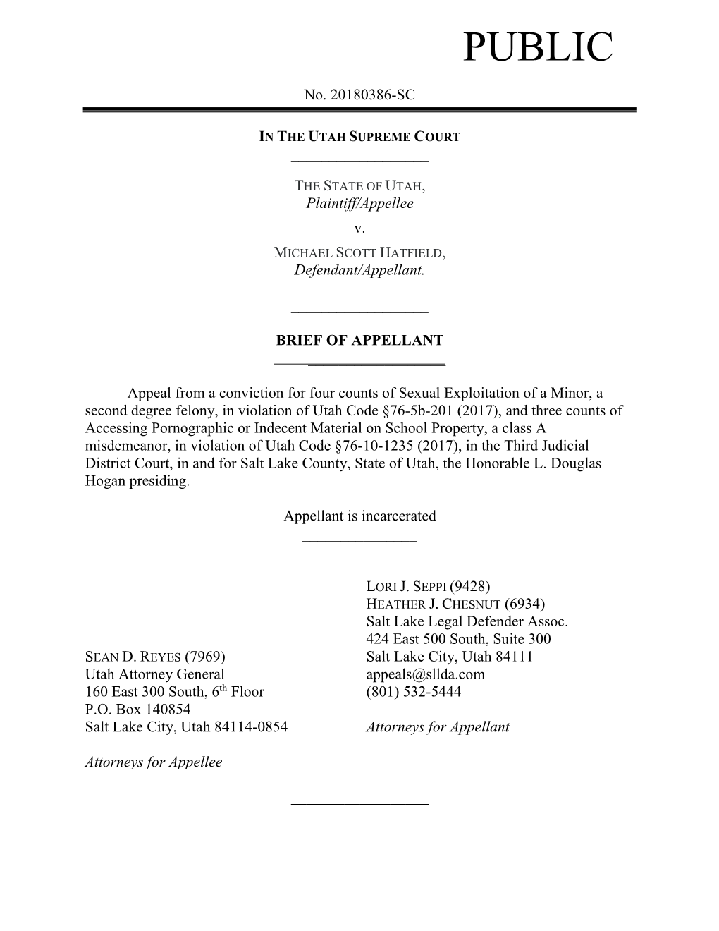 Appellant's Brief