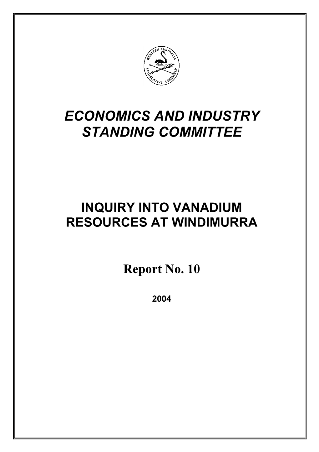 Economics and Industry Standing Committee