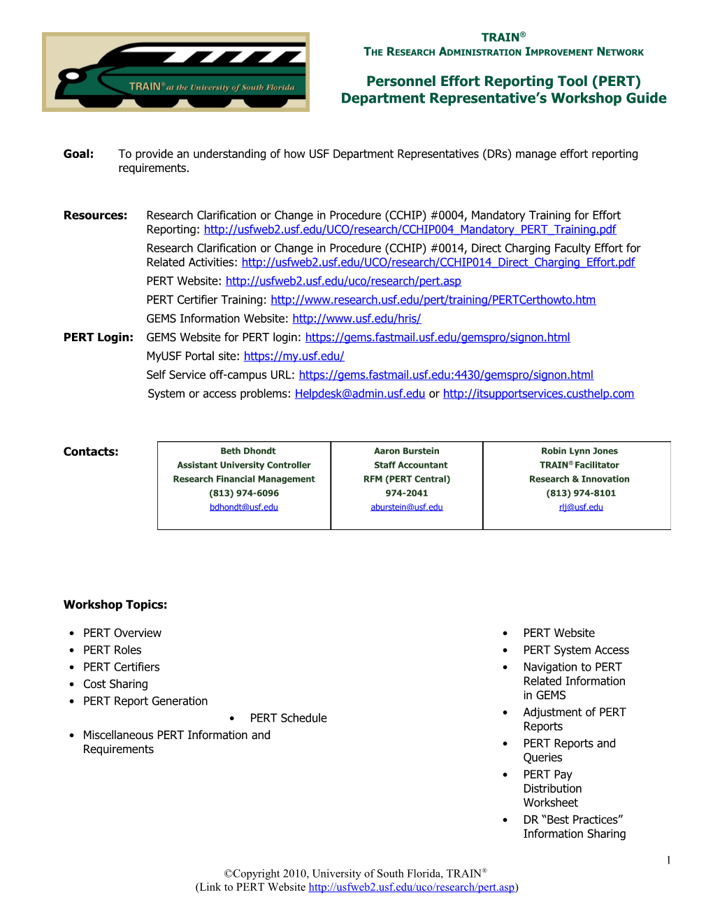 The Research Administration Improvement Network