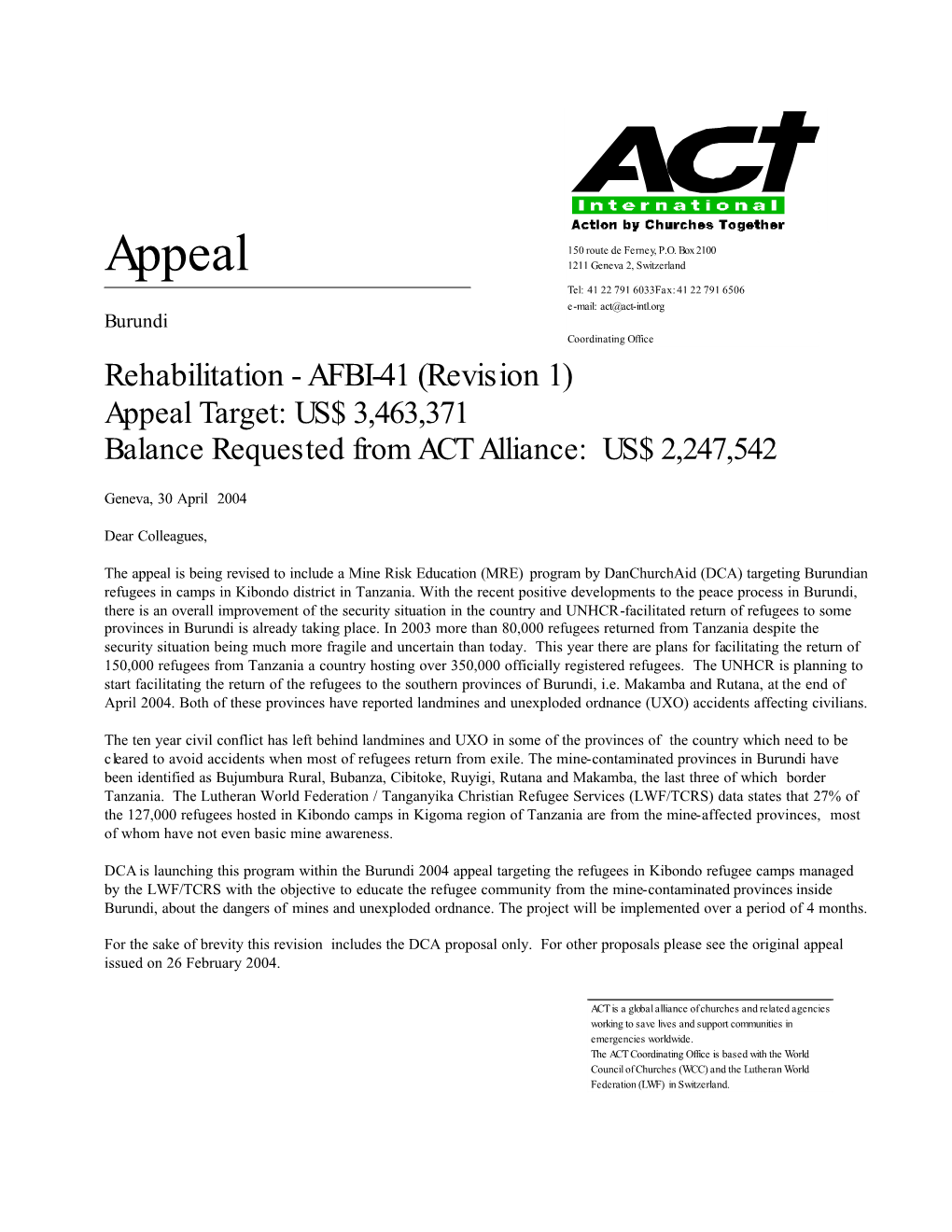 AFBI-41 Appeal Revision 1