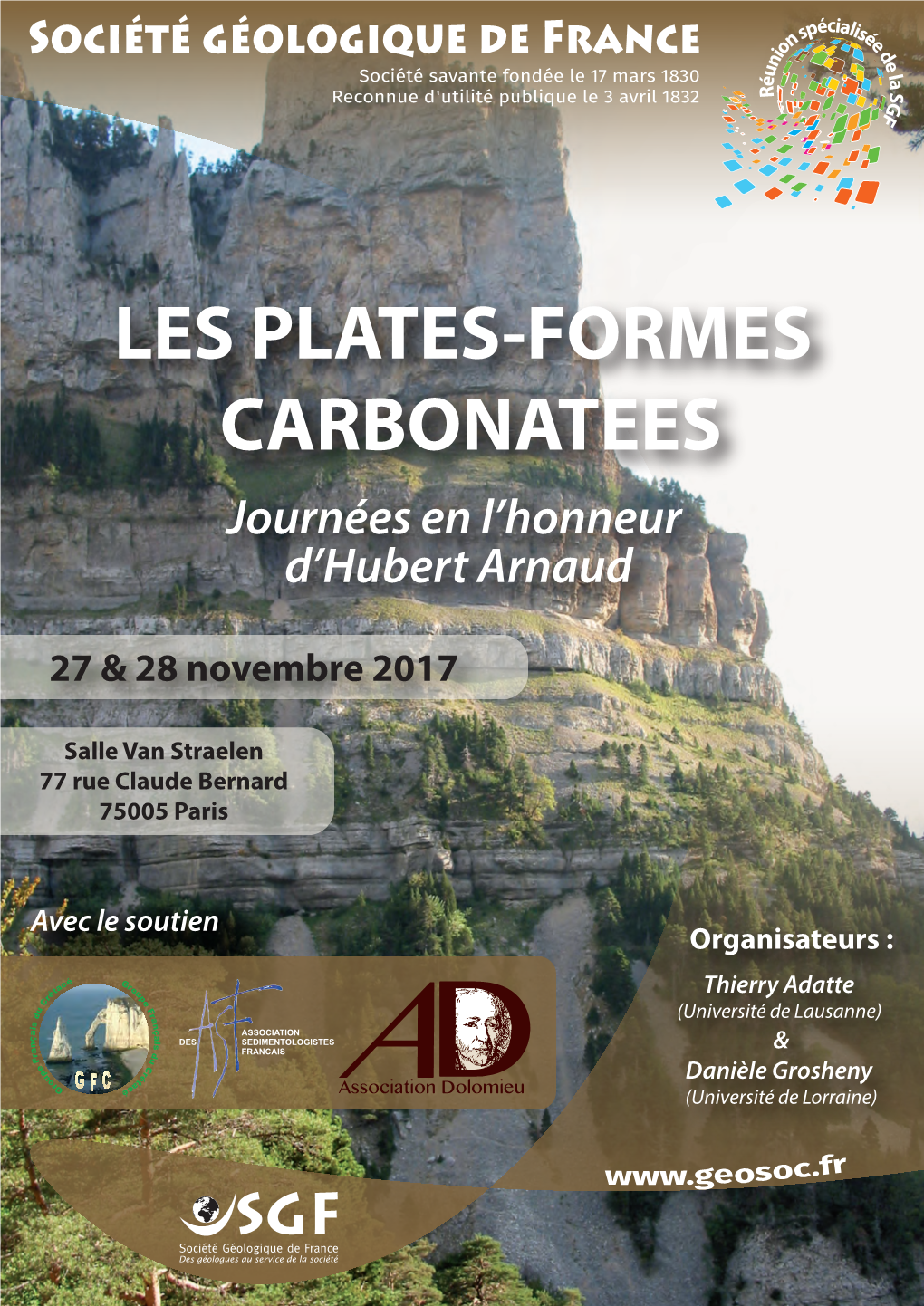 LES PLATES-FORMES CARBONATEES Journées En L’Honneur D’Hubert Arnaud