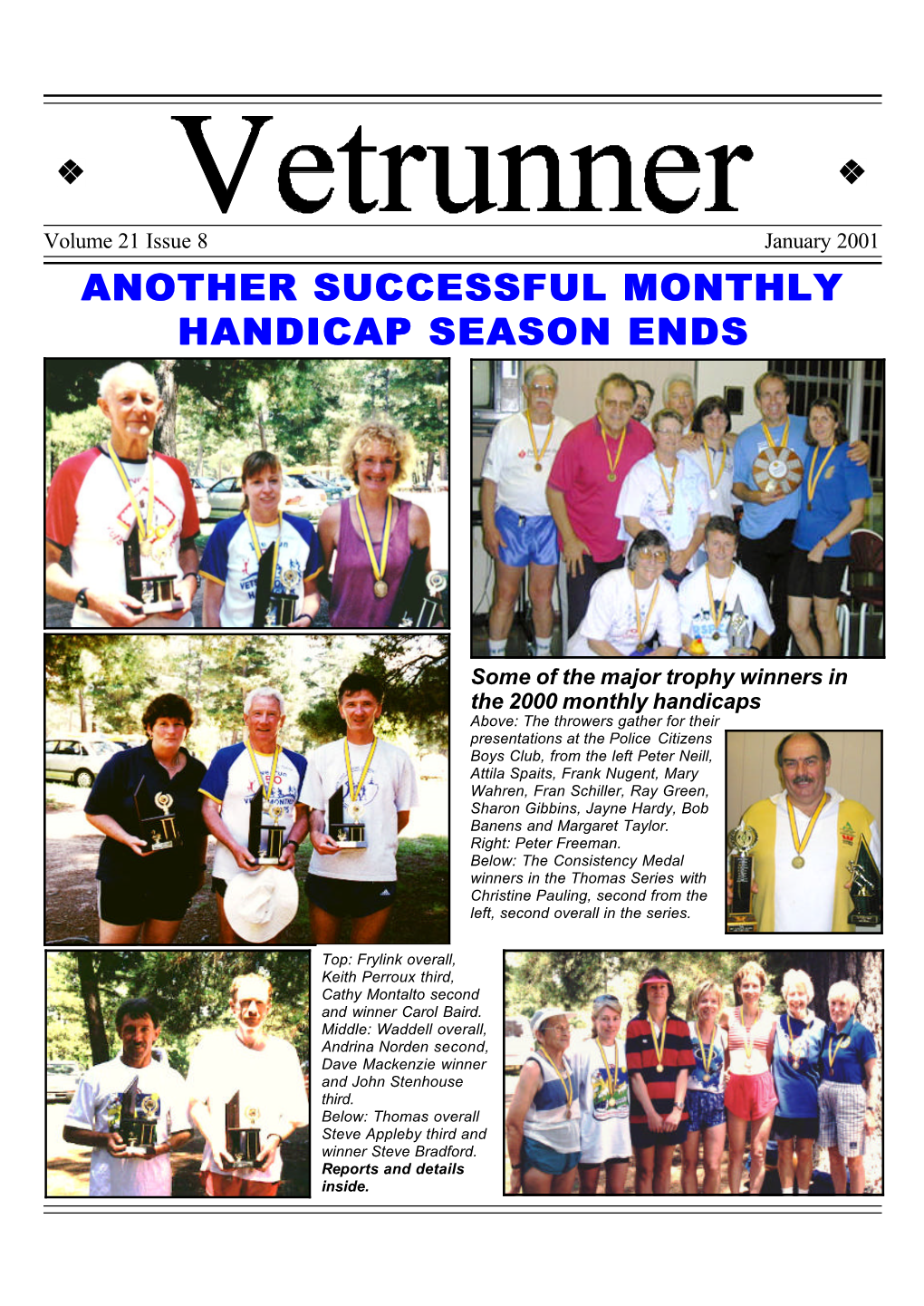 Another Successful Monthly Handicap Season Ends