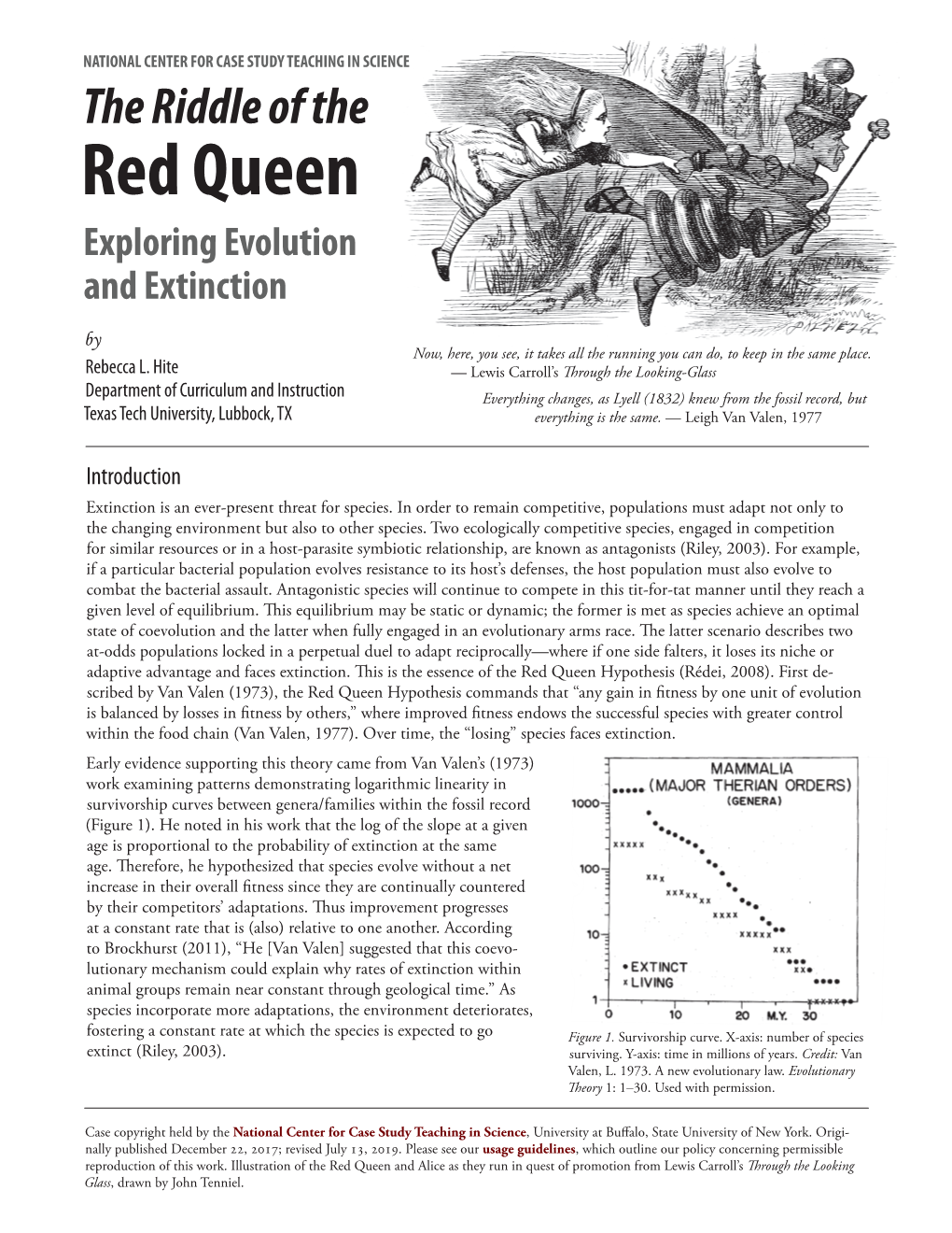 The Riddle of the Red Queen: Exploring Evolution and Extinction