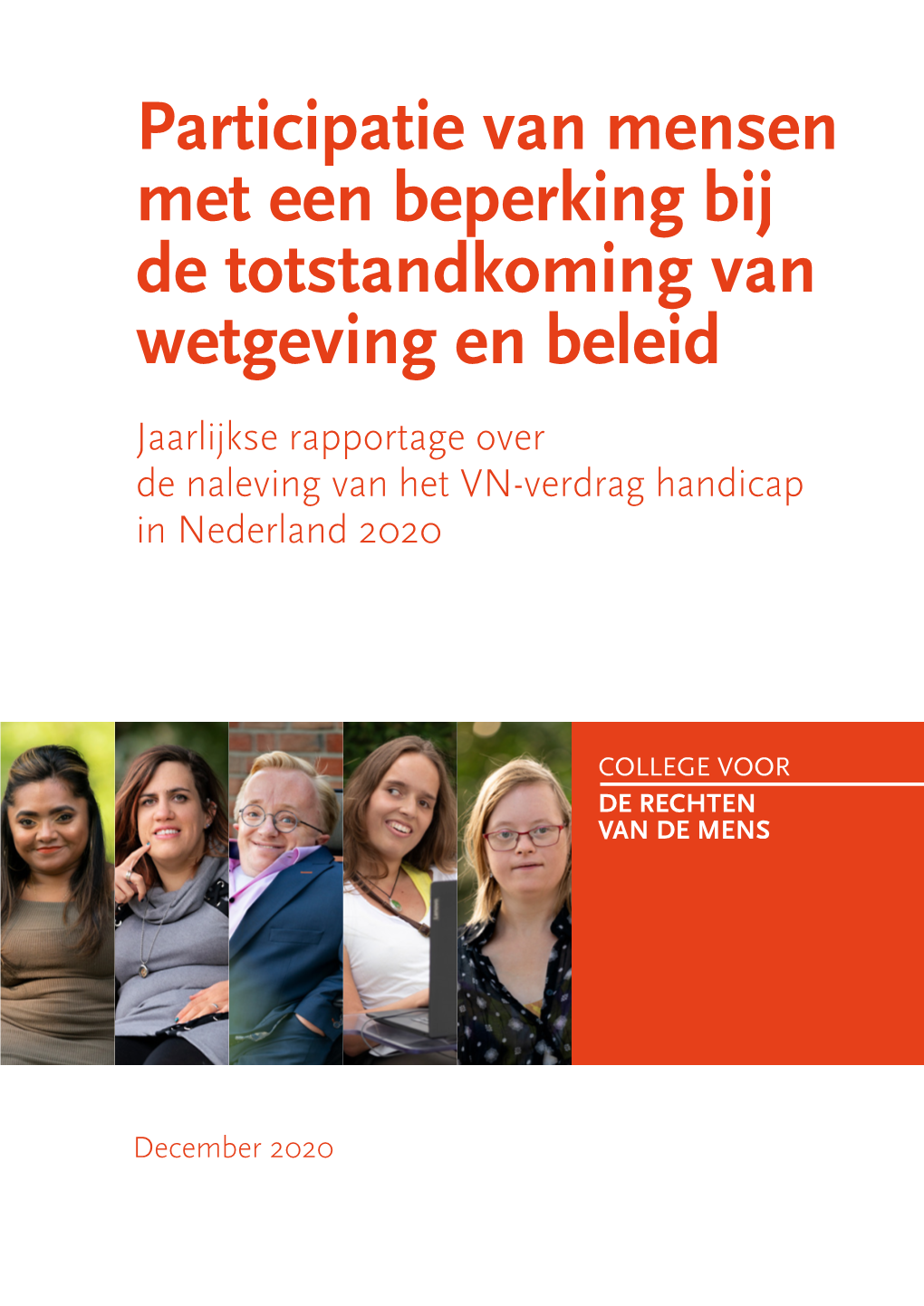 Participatie Van Mensen Met Een Beperking Bij De Totstandkoming