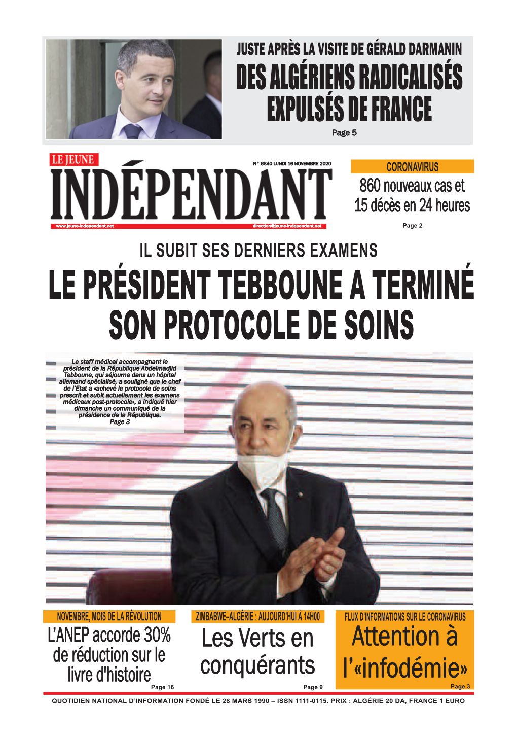 Le Président Tebboune a Terminé Son Protocole De Soins