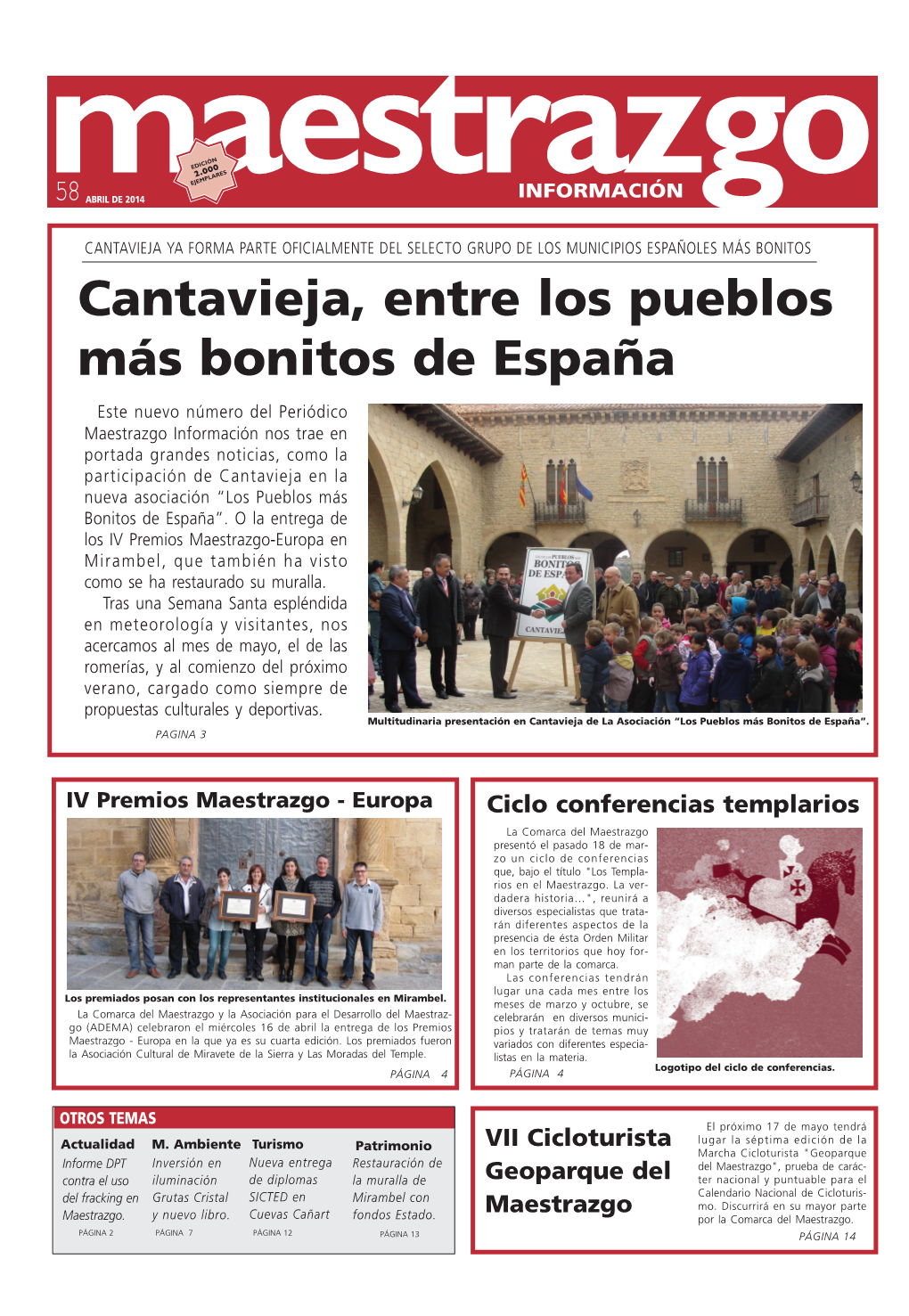 Cantavieja, Entre Los Pueblos Más Bonitos De España