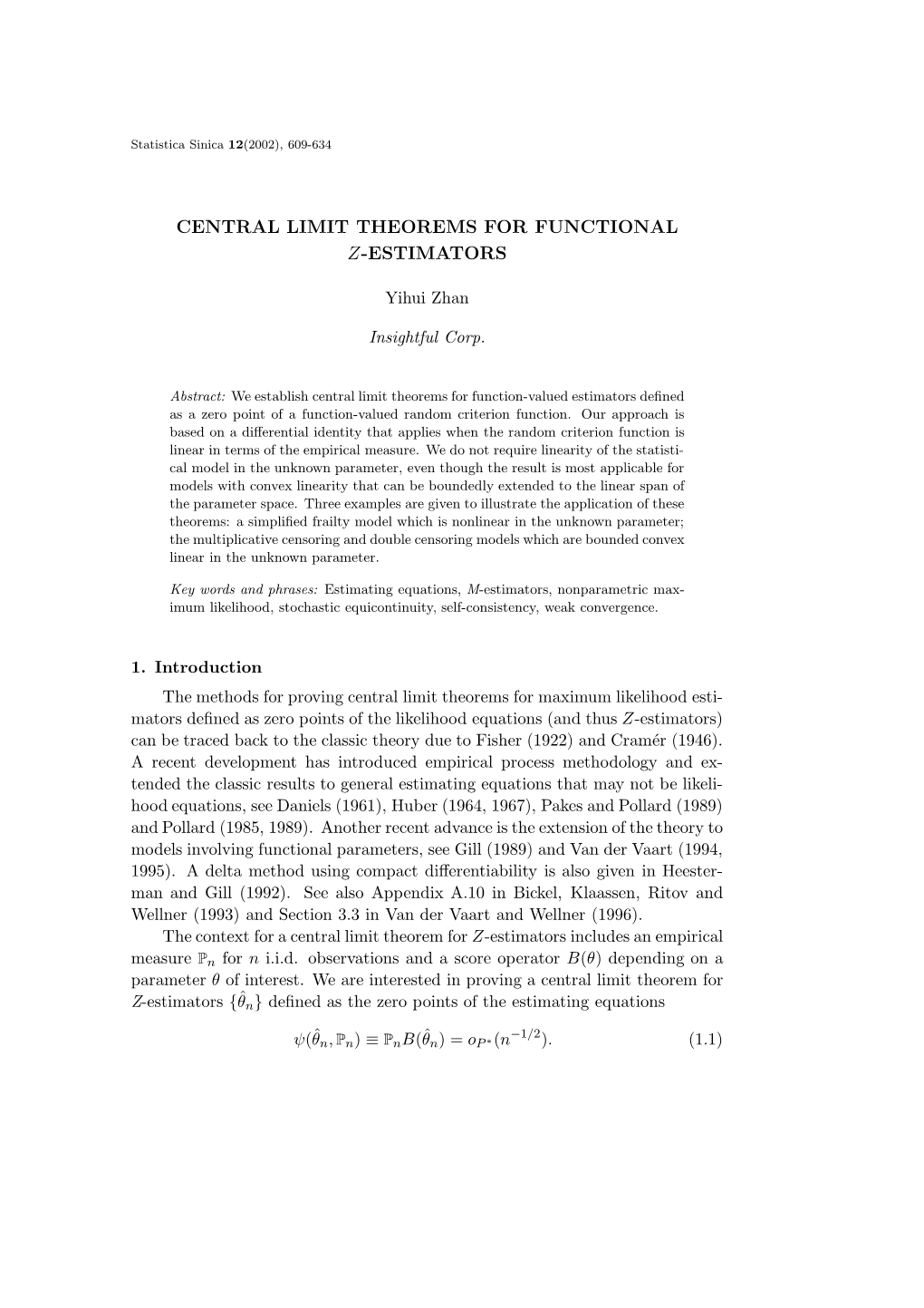 Central Limit Theorems for Functional Z-Estimators