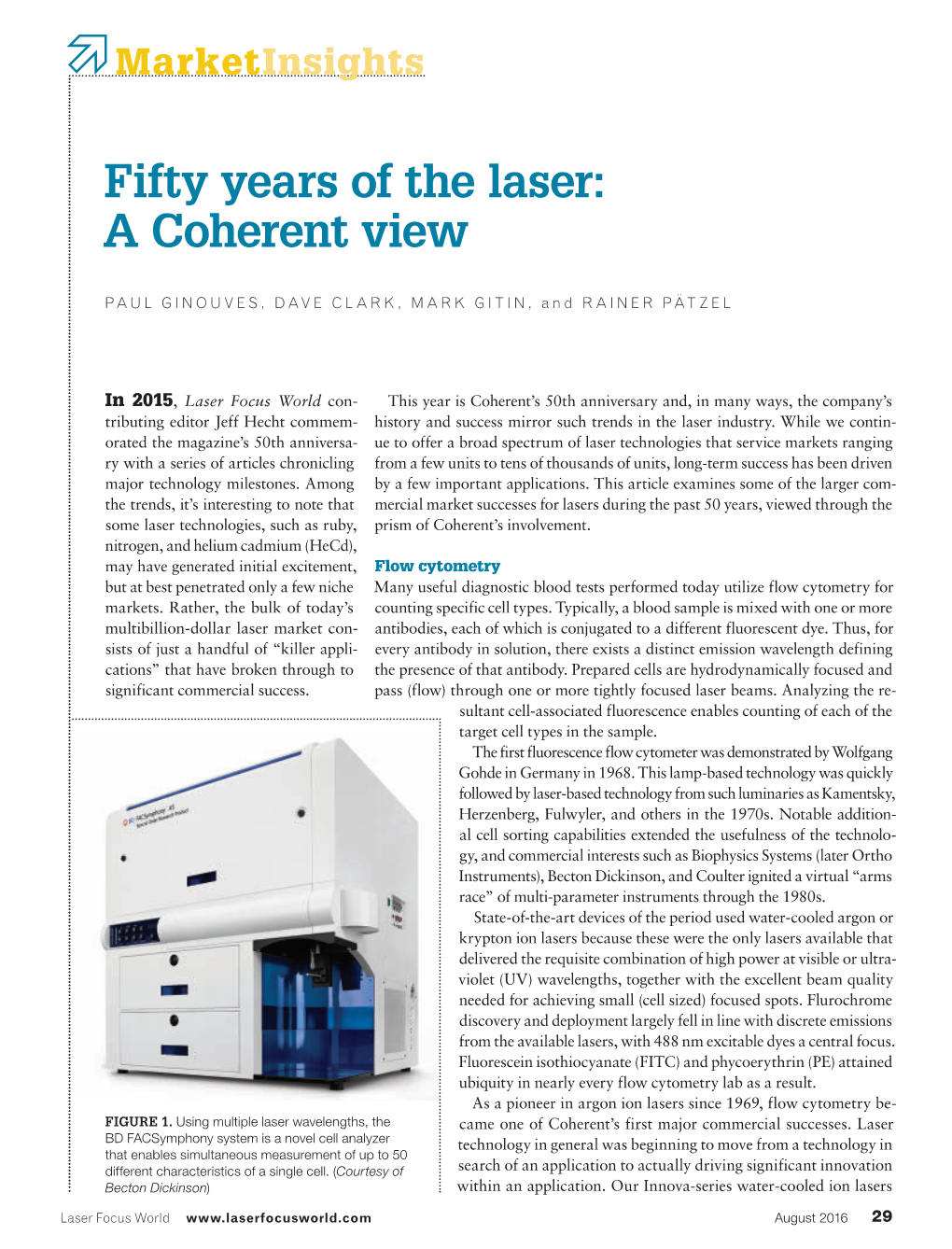 Fifty Years of the Laser: a Coherent View