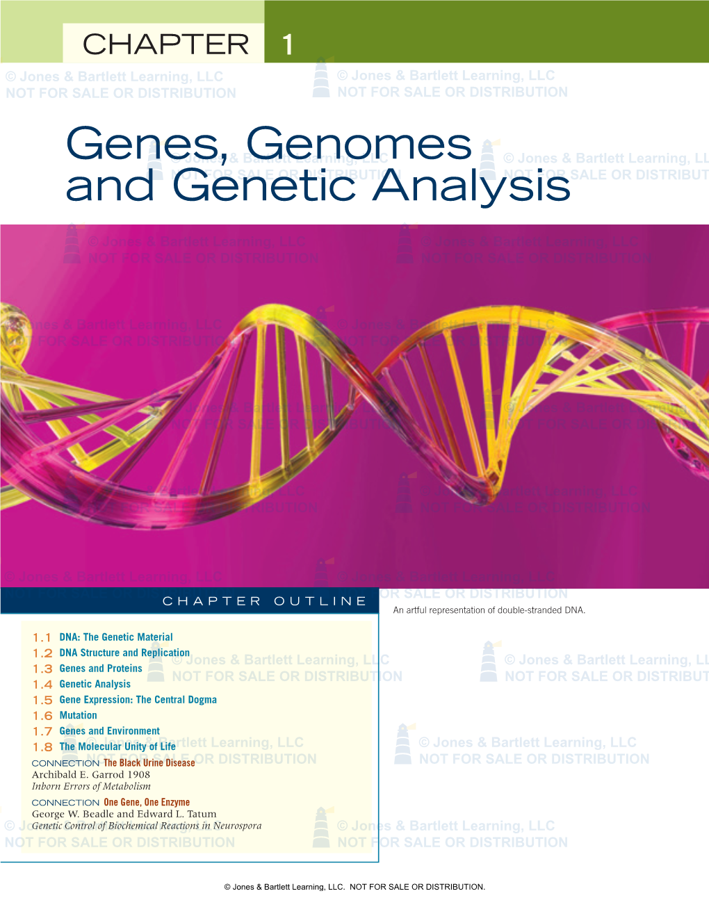 Genes, Genomes and Genetic Analysis