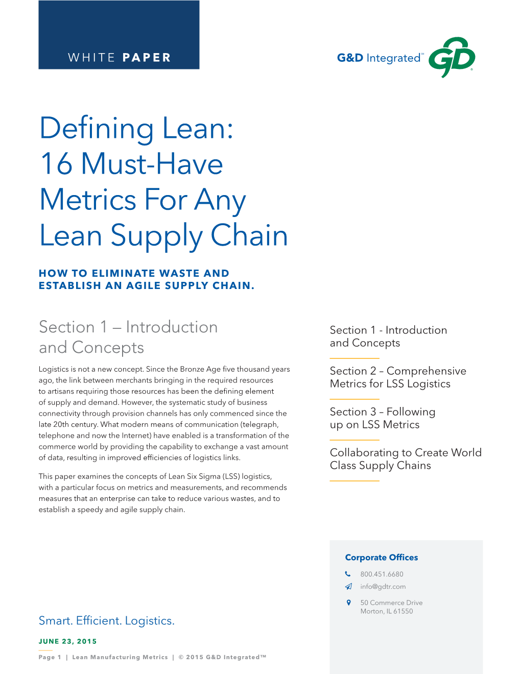 16 Must-Have Metrics for Any Lean Supply Chain