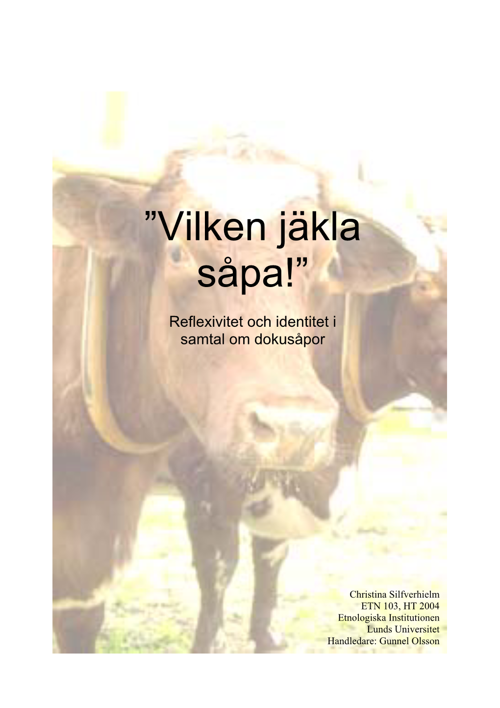 Vilken Jäkla Såpa!”